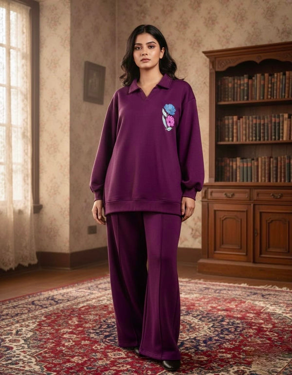 Baggy Co-ord (Maroon)