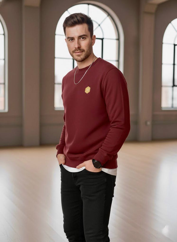 Maroon sweatshirt (cotton)