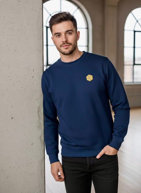 Navy Blue sweatshirt (cotton)